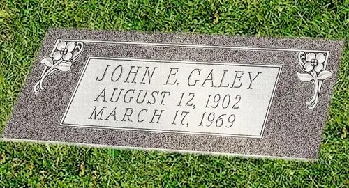 Single Granite Grave Marker (B1840)
