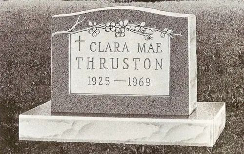 Single Granite Headstone (B1848)