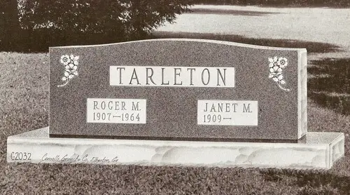 Companion Granite Headstone (C2032)