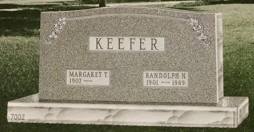 Companion Granite Headstone (EGA-7002)