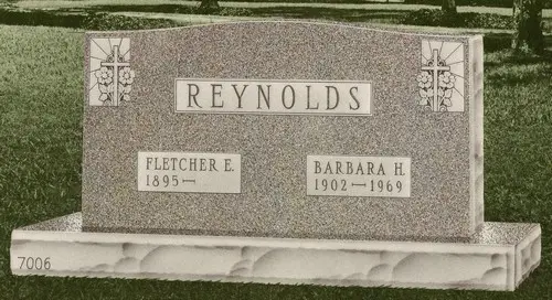 Companion Granite Headstone (EGA-7006-D)