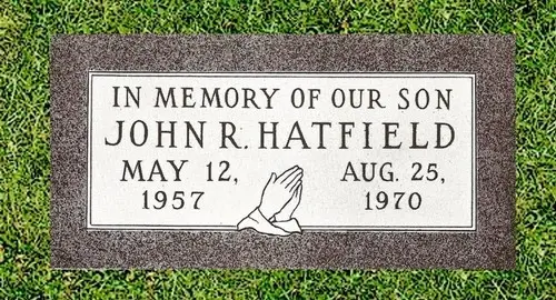 Infant Granite Grave Marker (ERP2014)