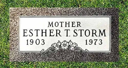 Single Granite Grave Marker (ERP7207)